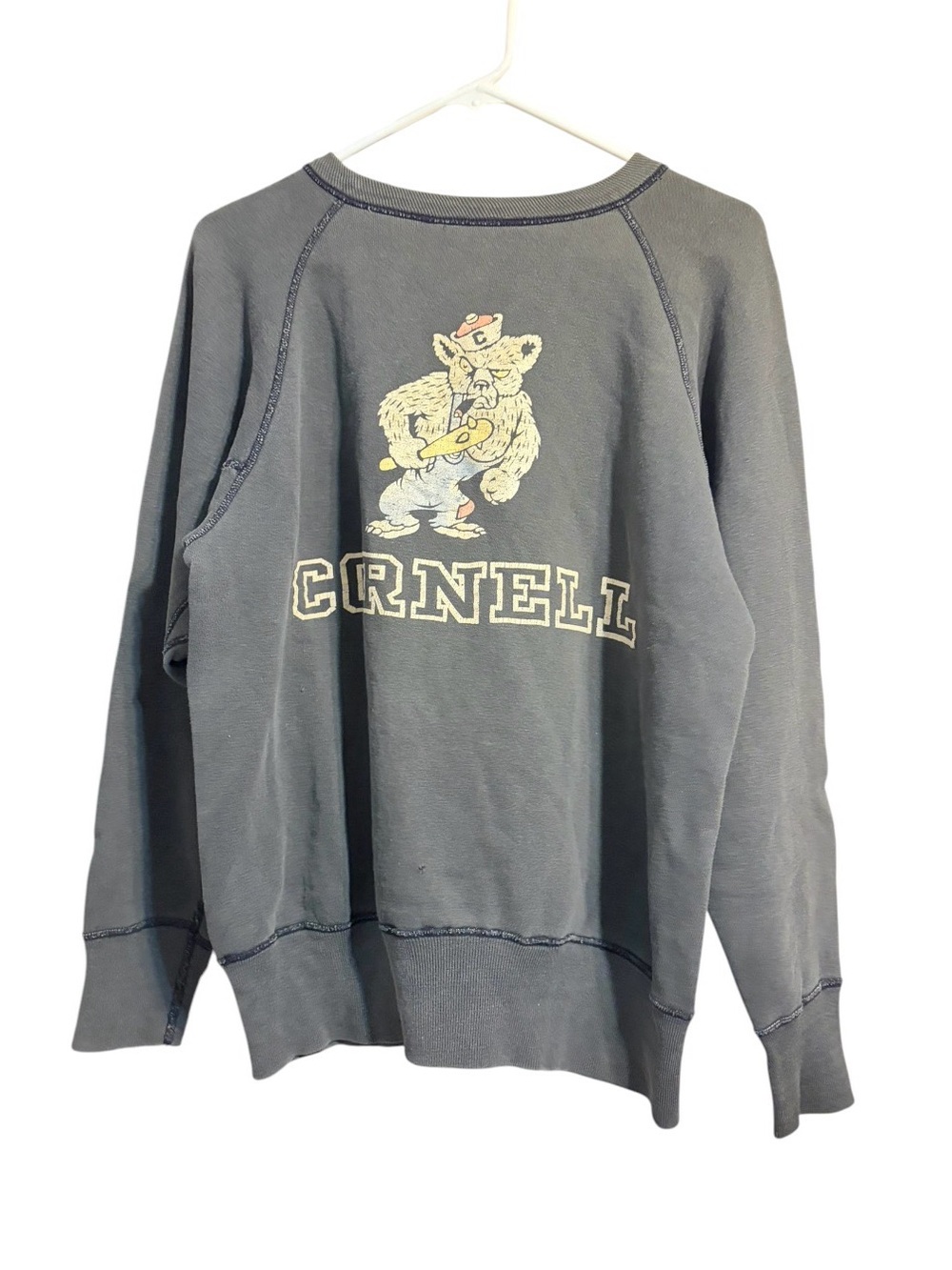 Vintage Champion Cornell University Big Red Sweatshirt Crewneck Collegiate L